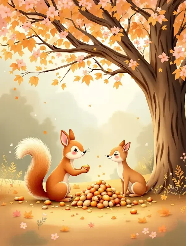 秋日的橡果 海报